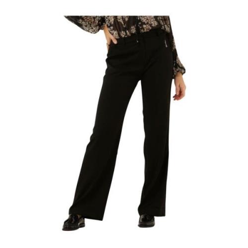 Alice Woven Pants Zwart Neo Noir , Black , Dames