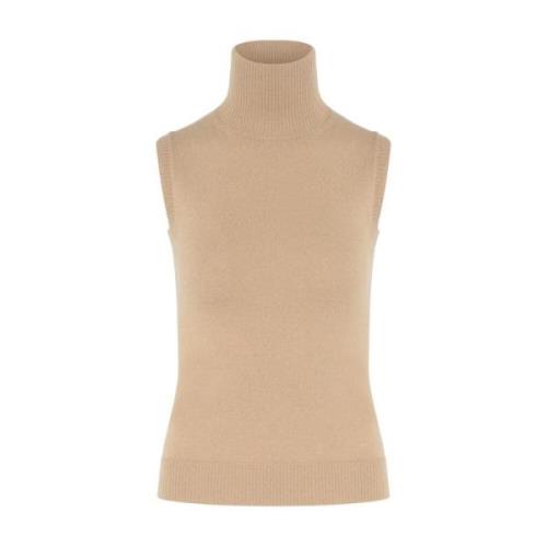 Kameel Tanktop 22366051600-001 Sportmax , Brown , Dames