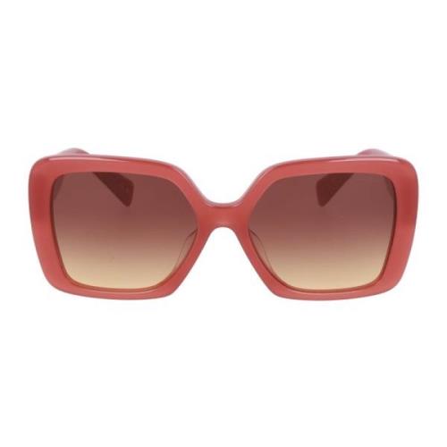 Zonnebril met Onregelmatige Vorm Miu Miu , Red , Unisex