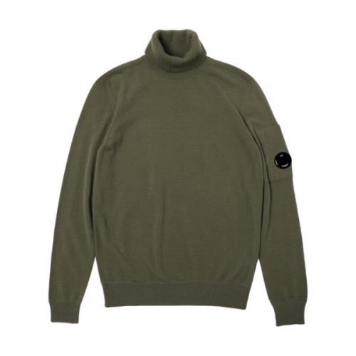 Steen Grijs Logo Patch Sweater C.p. Company , Gray , Heren