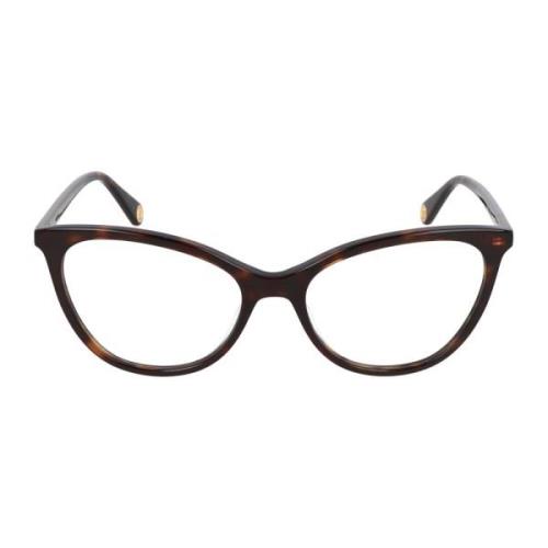 Kattenogen Metalen Frame Bril Gucci , Brown , Unisex