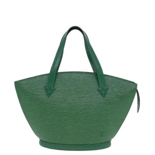 Pre-owned Leather louis-vuitton-bags Louis Vuitton Vintage , Green , D...