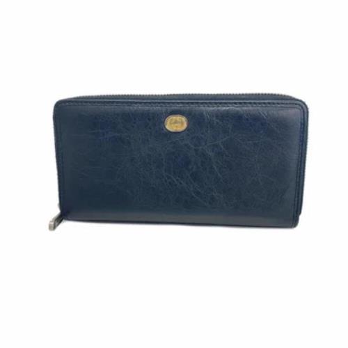 Pre-owned Leather wallets Gucci Vintage , Black , Dames