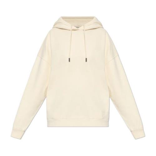 Sweatshirt met logo Woolrich , Beige , Dames