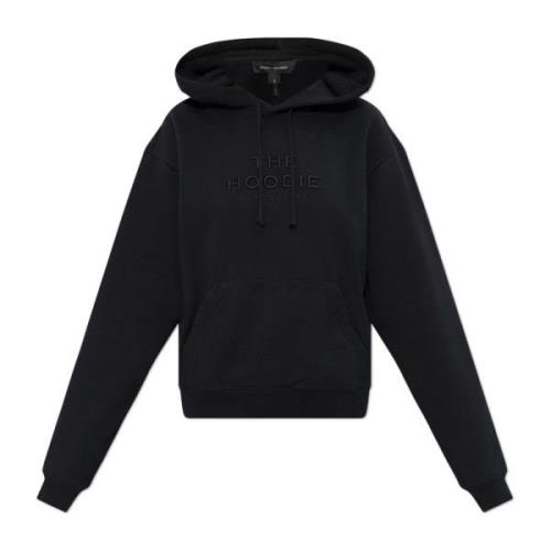 Katoenen hoodie Marc Jacobs , Black , Dames