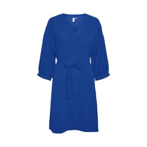 Blauwe Surf the Web Jurk Vero Moda , Blue , Dames