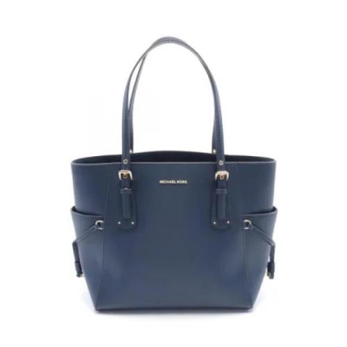 Pre-owned Leather totes Michael Kors Pre-owned , Blue , Dames