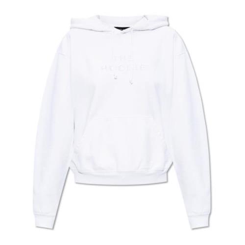 Katoenen hoodie Marc Jacobs , White , Dames