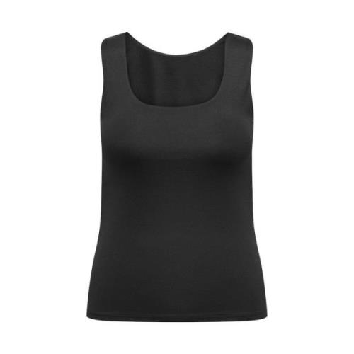 2-Ways Fit Top voor Junioren Only Carmakoma , Black , Dames