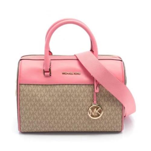 Pre-owned Canvas handbags Michael Kors Pre-owned , Pink , Dames