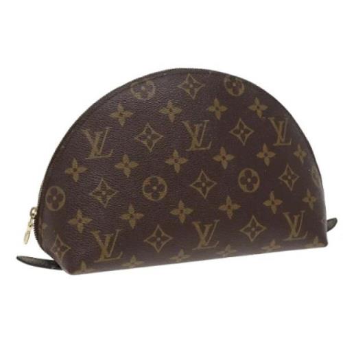 Pre-owned Canvas pouches Louis Vuitton Vintage , Brown , Dames