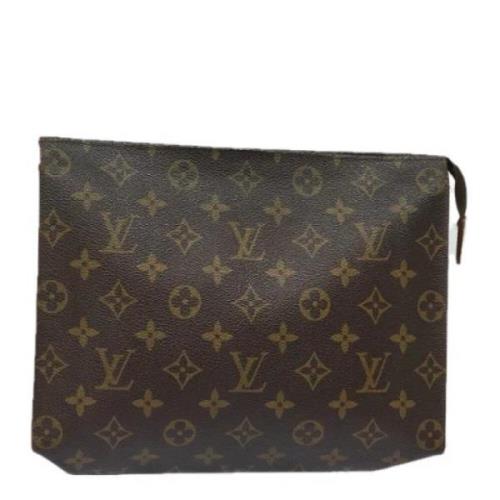 Pre-owned Canvas pouches Louis Vuitton Vintage , Brown , Dames