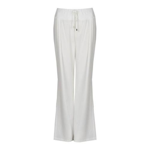 Elegante Hoge Taille Broek Liu Jo , White , Dames