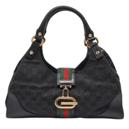 Pre-owned Canvas gucci-bags Gucci Vintage , Black , Dames