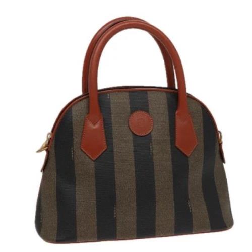 Pre-owned Canvas handbags Fendi Vintage , Brown , Dames