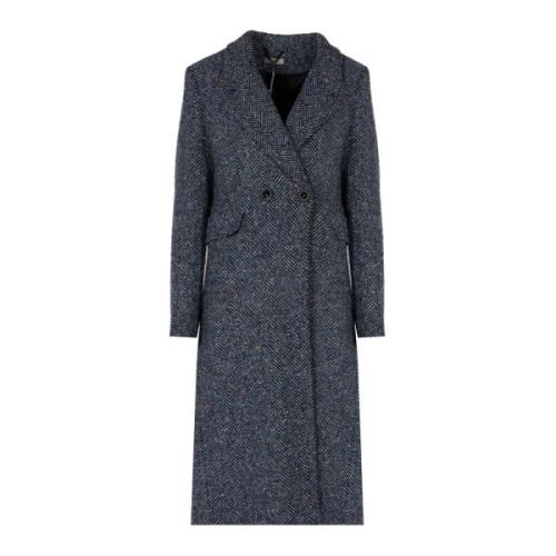 Elegante Wollen Jas Liu Jo , Blue , Dames