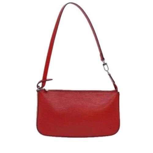 Pre-owned Leather louis-vuitton-bags Louis Vuitton Vintage , Red , Dam...