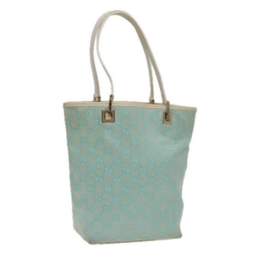 Pre-owned Canvas gucci-bags Gucci Vintage , Blue , Dames