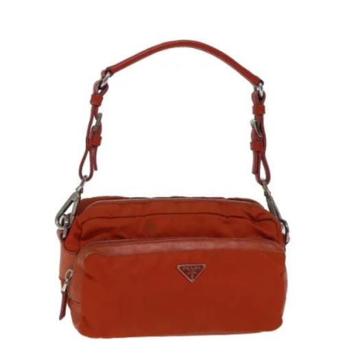 Pre-owned Nylon prada-bags Prada Vintage , Orange , Dames