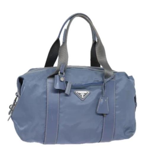 Pre-owned Nylon handbags Prada Vintage , Blue , Dames