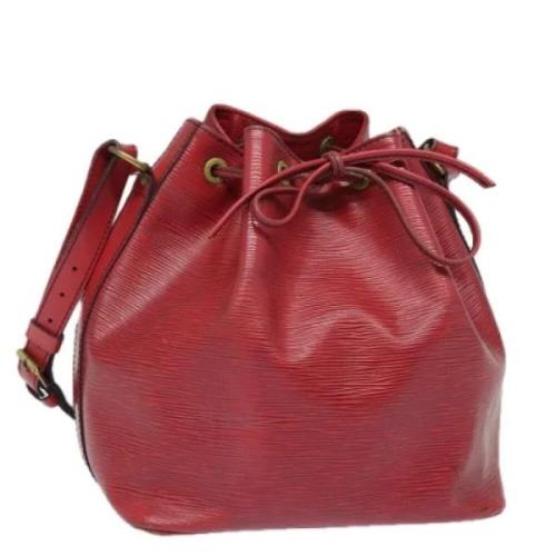 Pre-owned Leather shoulder-bags Louis Vuitton Vintage , Red , Dames