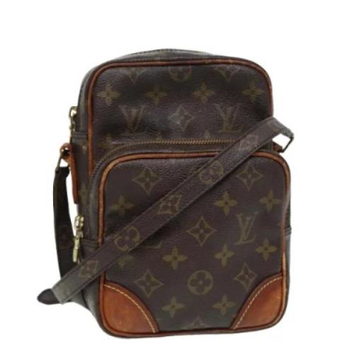 Pre-owned Canvas louis-vuitton-bags Louis Vuitton Vintage , Brown , Da...