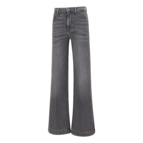 Moderne Dojo Heritage Denim Flared Jeans 7 For All Mankind , Gray , Da...