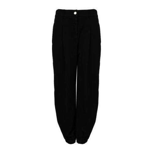 Elegante Hoge Taille Broek Liu Jo , Black , Dames