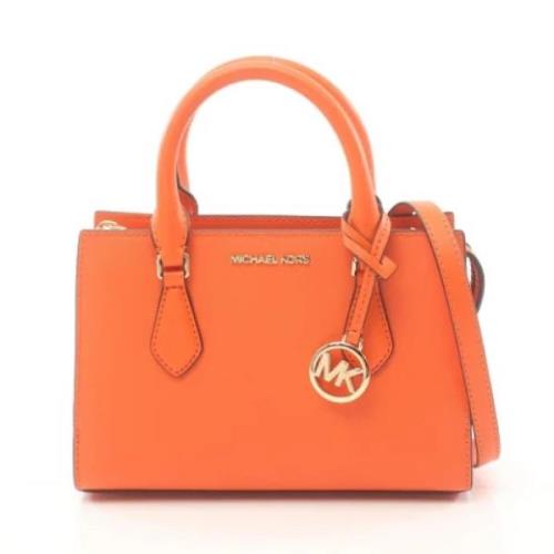 Pre-owned Leather handbags Michael Kors Pre-owned , Orange , Dames