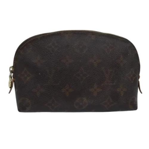 Pre-owned Canvas pouches Louis Vuitton Vintage , Brown , Dames