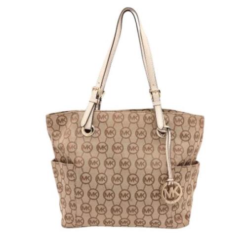 Pre-owned Canvas totes Michael Kors Pre-owned , Beige , Dames