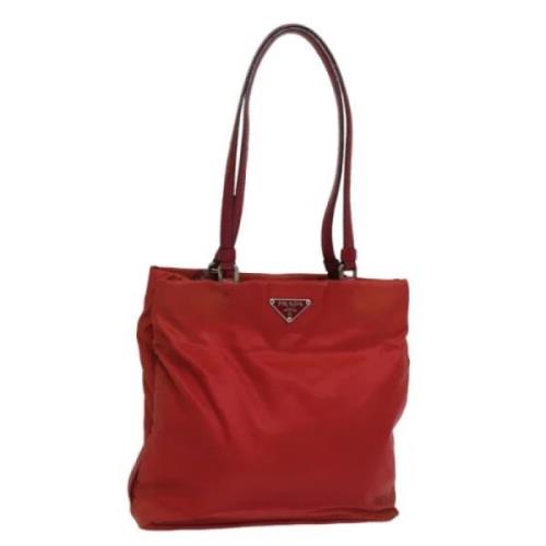 Pre-owned Nylon handbags Prada Vintage , Red , Dames