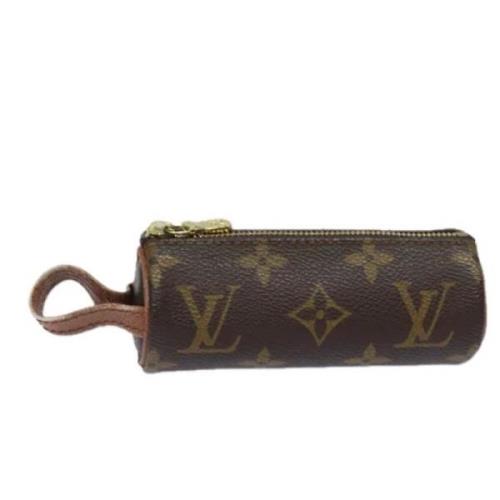 Pre-owned Canvas pouches Louis Vuitton Vintage , Brown , Dames