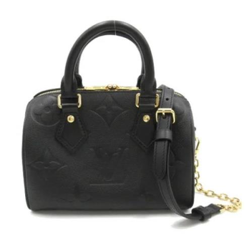 Pre-owned Leather louis-vuitton-bags Louis Vuitton Vintage , Black , D...