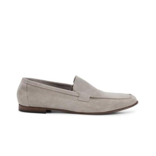 Suède loafers voor lente/zomer Duca di Morrone , Gray , Heren