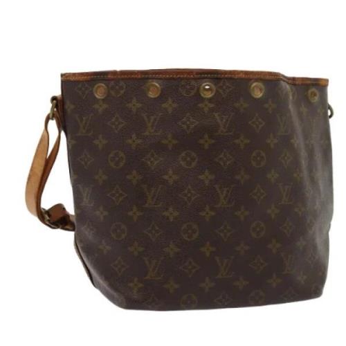 Pre-owned Canvas shoulder-bags Louis Vuitton Vintage , Brown , Dames