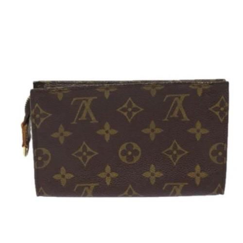 Pre-owned Canvas pouches Louis Vuitton Vintage , Brown , Dames