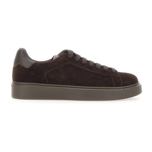 Bruine Sneakers Doucal's , Brown , Heren