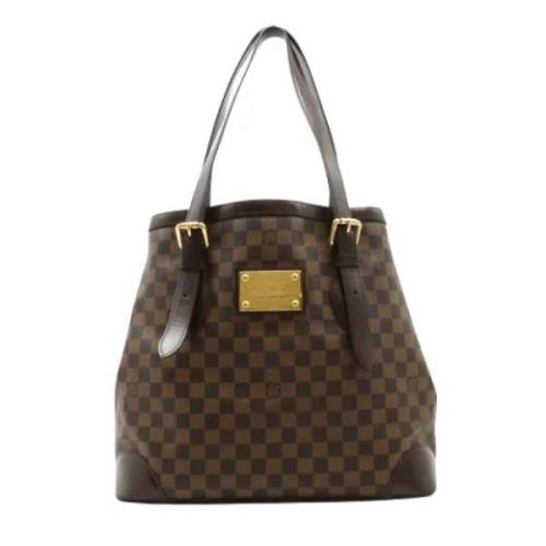 Pre-owned Canvas louis-vuitton-bags Louis Vuitton Vintage , Brown , Da...