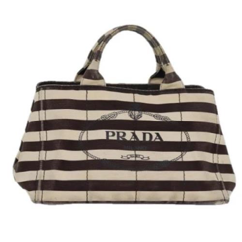 Pre-owned Canvas handbags Prada Vintage , Brown , Dames