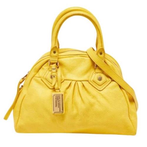 Pre-owned Leather pouches Marc Jacobs Pre-owned , Yellow , Dames