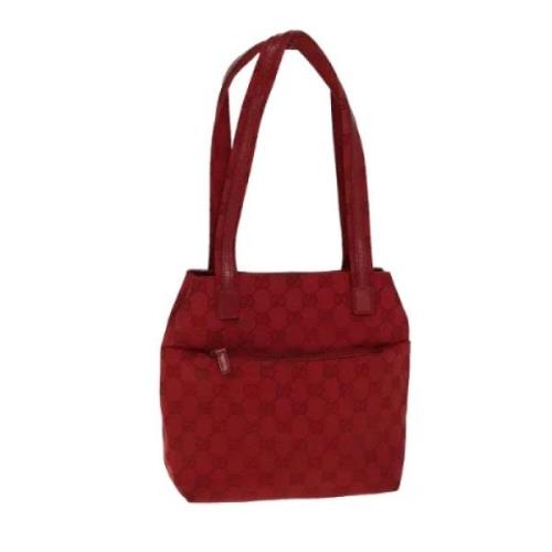 Pre-owned Canvas gucci-bags Gucci Vintage , Red , Dames