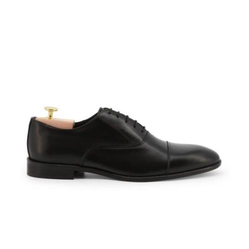 Elio Leren Veterschoenen Zwart Duca di Morrone , Black , Heren