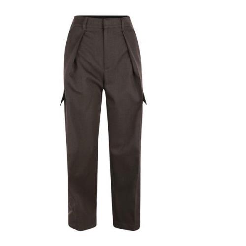 Elegante Broek voor Stijlvolle Outfits Burberry , Brown , Dames