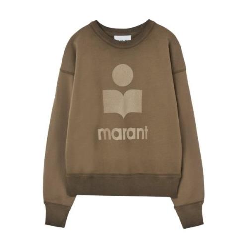 Groene Logotrui Isabel Marant , Beige , Dames