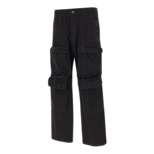 Straight Trousers Diesel , Black , Heren