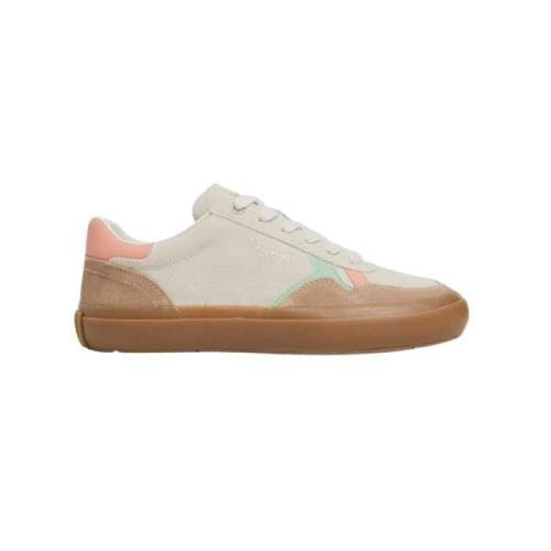 Retro Travis Sneakers Pepe Jeans , Beige , Dames