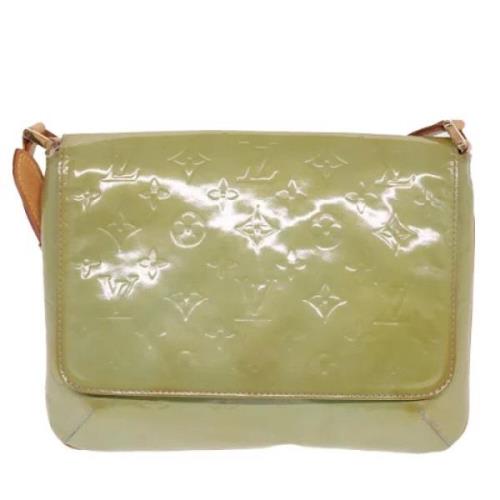 Pre-owned Leather louis-vuitton-bags Louis Vuitton Vintage , Green , D...