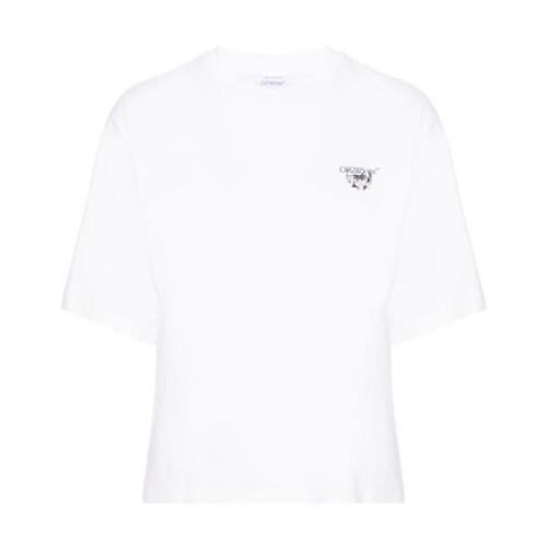 Witte Bow Arrow T-shirt Off White , White , Dames