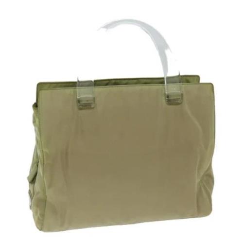 Pre-owned Nylon handbags Prada Vintage , Beige , Dames